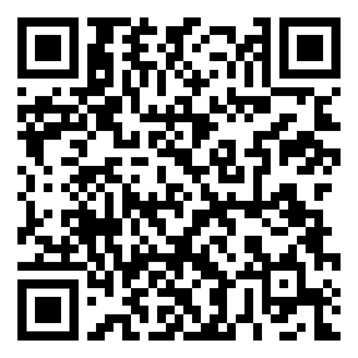 QR code per scaricare il biglietto da visita